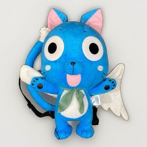 Fairy Tail Cat Happy Plush Anime Stuffed Animal Backpack
